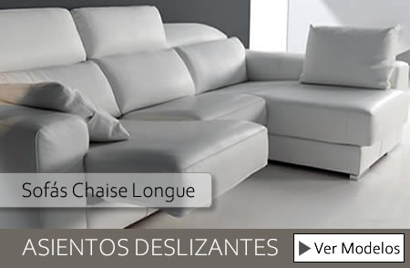 Sofás chaise longue